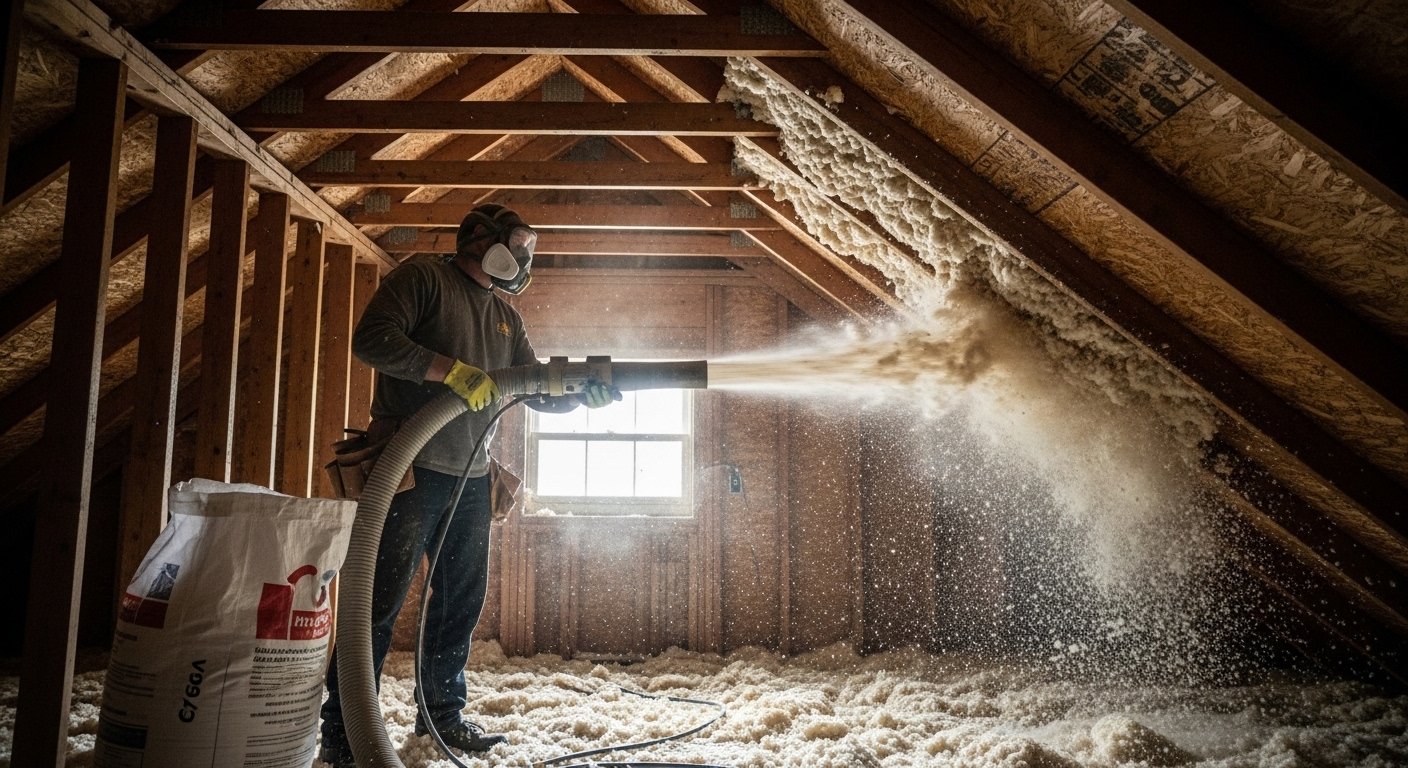 Spray Foam Insulation work for improved comfort